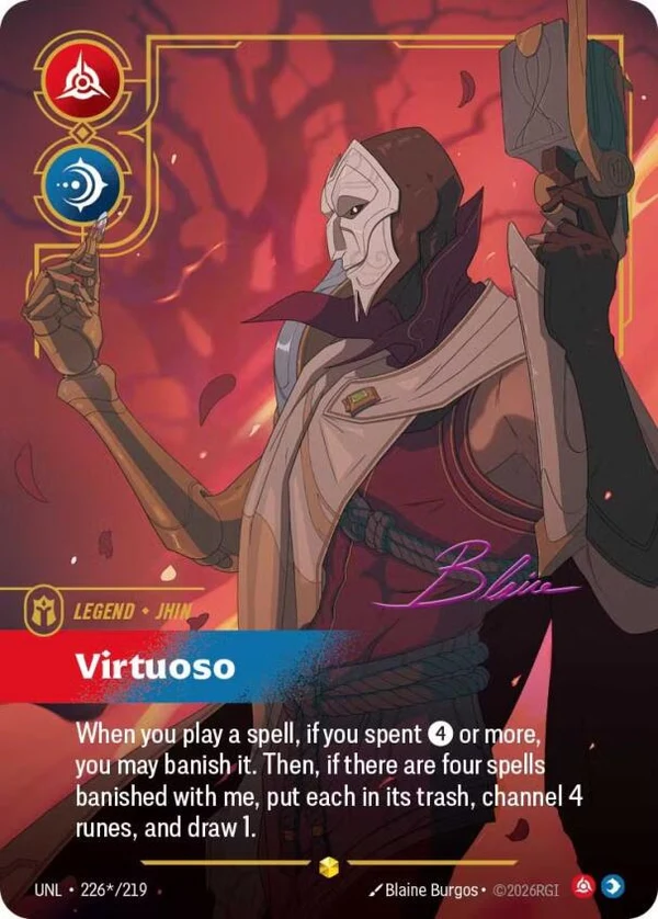 Jhin - Virtuoso (Signature) (226*/219) (Unleashed)