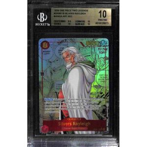 BGS 10 Silvers Rayleigh Manga Art SEC OP08-118 - 2024