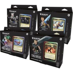 Final Fantasy - Commander Deck Display (All 4 Decks)