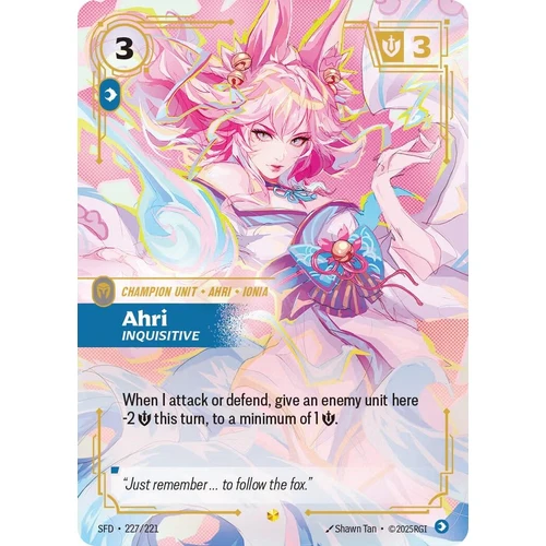 Ahri - Inquisitive (Overnumbered) (227/221) (Spiritforged)