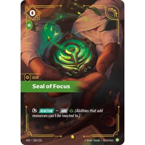 Seal of Focus (Overnumbered) (226/221)