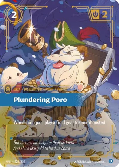 Plundering Poro (Overnumbered) (222/219)